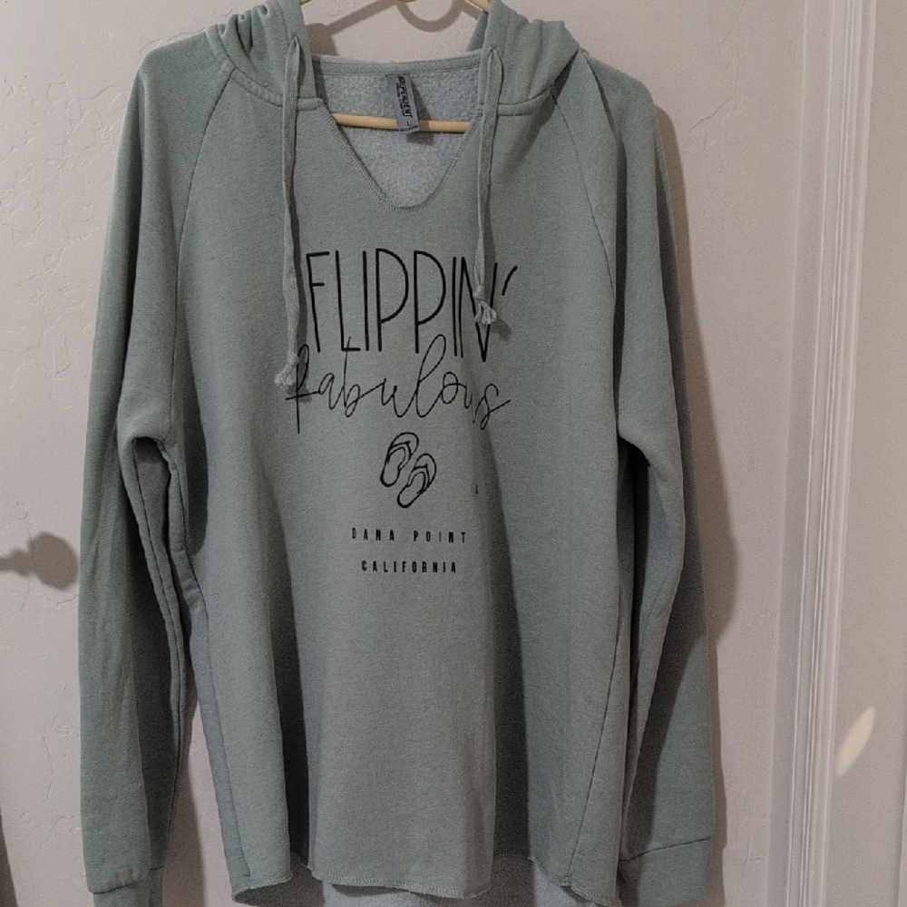 Flippin Fabulous Hoodie in Light Green